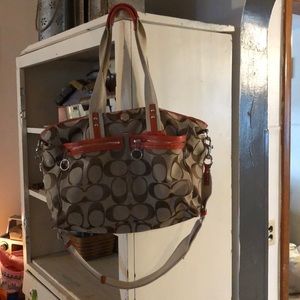 Coach diaper bag